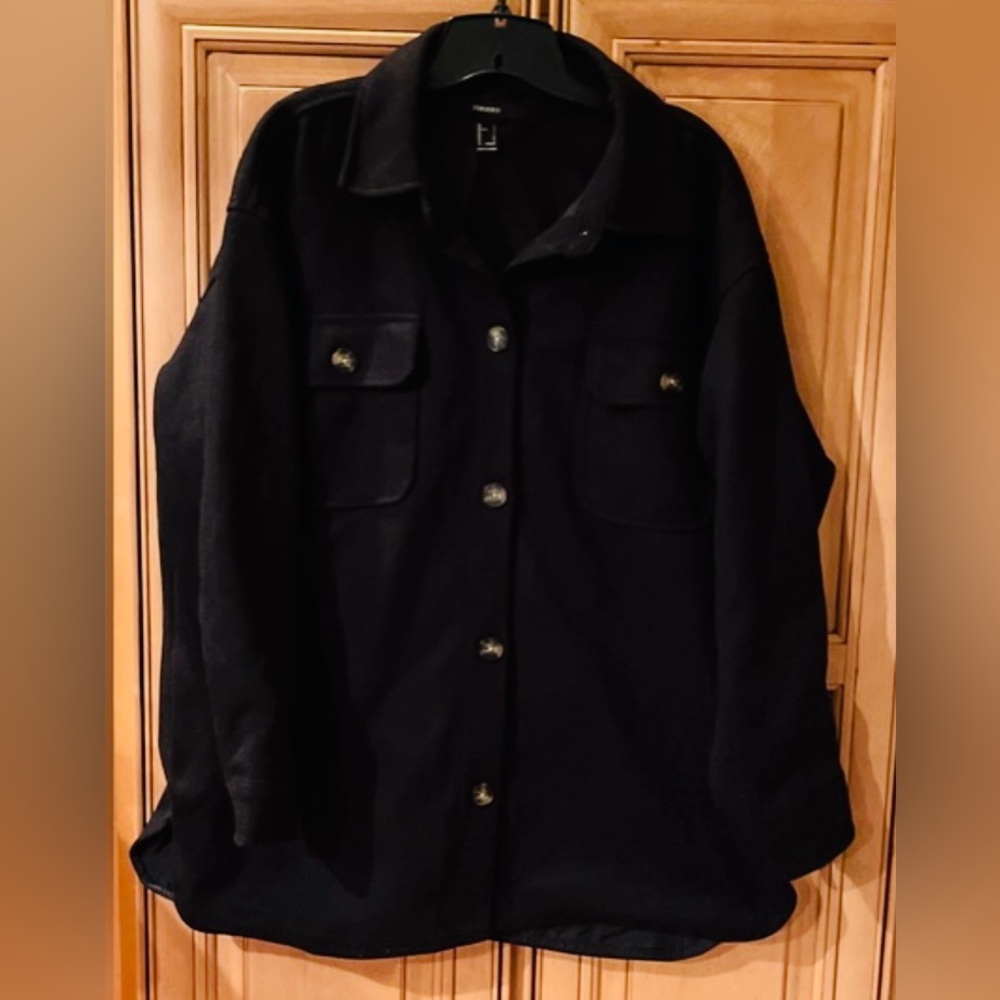 Forever 21 Oversized Button Front Shacket - image 7
